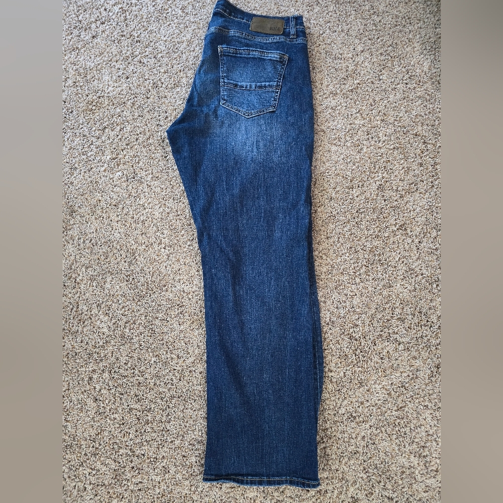BKE Tyler Dark Blue Straight Leg Jeans